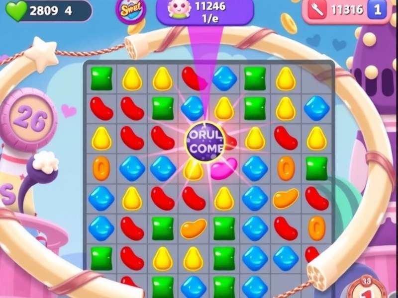 Sweet Crush India Adventure gameplay showing special sweet combinations
